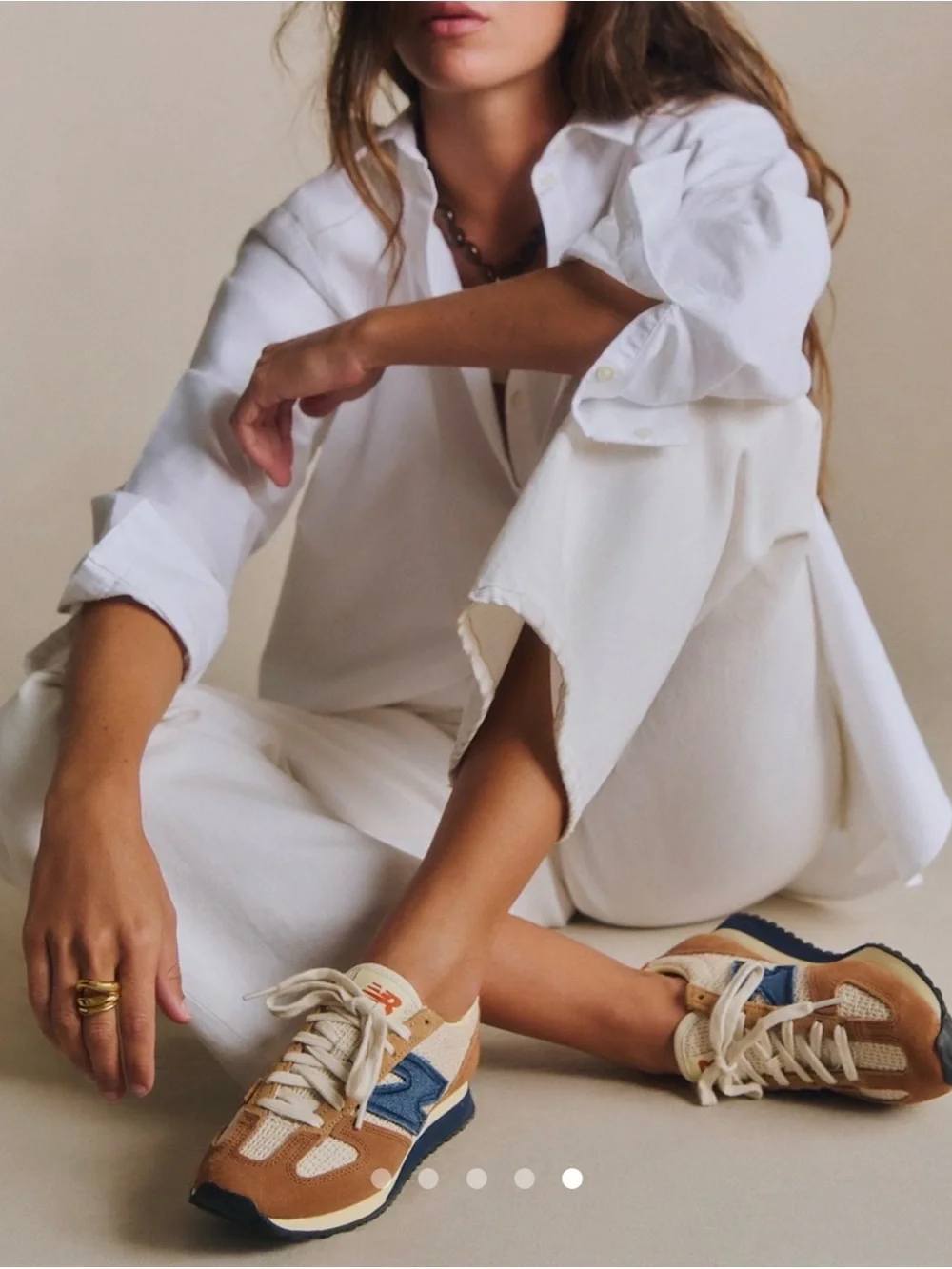 Sezane x New Balance 471 Sneaker US Unisex 8.5/Women 10 - Picture 2 of 12